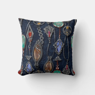 Floral naadloos patroon, achtergrond in art nouvea kussen