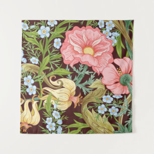 Floral naadloos patroon, achtergrond met in art. wandkleed