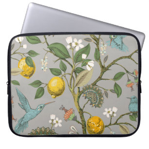 Floral naadloos patroon. Botanisch behang. Plan Laptop Sleeve