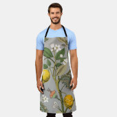 Floral naadloos patroon. Botanisch behang. Plan Schort (Gedragen)