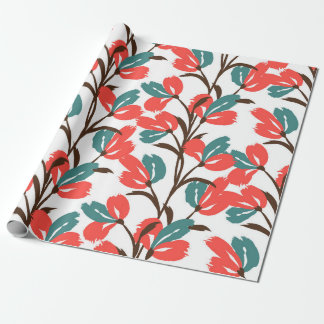 Floral naadloos patroon. Cute florale achtergrond. Cadeaupapier