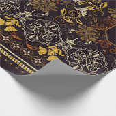 Floral naadloos patroon. indiaans decoratief cadeaupapier (Hoek)