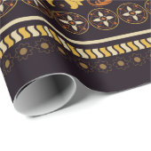 Floral naadloos patroon. indiaans decoratief cadeaupapier (Rol Hoek)