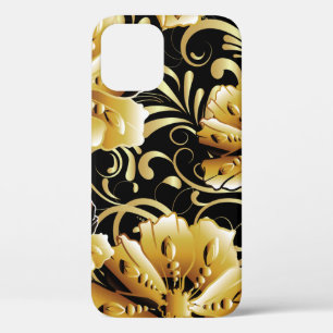 Floral naadloos patroon. Vlaams 3d behang. of iPhone 12 Hoesje