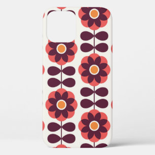 Floral naadloos patroonontwerp. Scandinavische sti iPhone 12 Hoesje