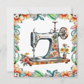  Floral  naaimachine (Voorkant)