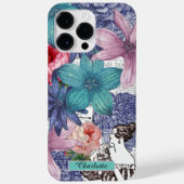  Floral naam Case-Mate iPhone Case (Achterkant)