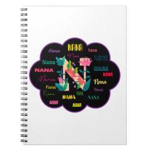Floral Name Nana Notitieboek