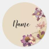  Floral Name Tag (Voorkant)