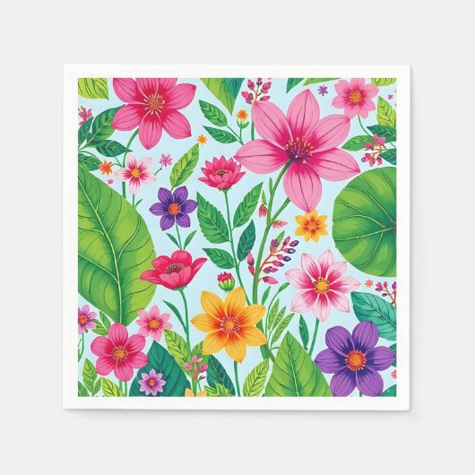Floral Napkins Servet (Voorkant)