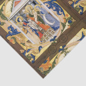 FLORAL NATIVITY CHRISTMAS PARCHCHMENT TISSUEPAPIER (Detail)