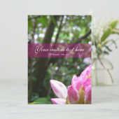 Floral Natural Invitation simple.formel. (Debout devant)