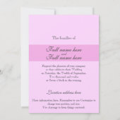 Floral Natural Simple nodigt.formal. Kaart (Achterkant)