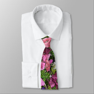 FLORAL NECKTIE/PETUNIAS VAN mannen Stropdas