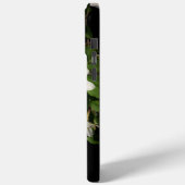 Floral noir coque iphone dur (Verso / Gauche)