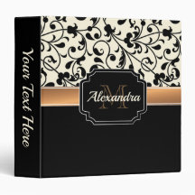 Floral noir et blanc