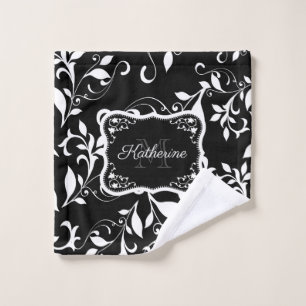 Floral noir et blanc