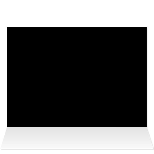 Floral noir et blanc (Intérieur Horizontal (haut))