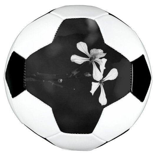 floral noir et blanc minimal (Tourné)