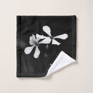 floral noir et blanc minimal