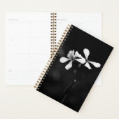 floral noir et blanc minimal (Devant avec enveloppe)