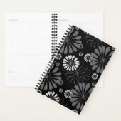 Floral noir et blanc rétro (Devant avec enveloppe)