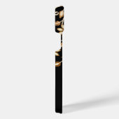 Floral noir et or élégant (Côté droit)