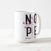 Floral Nope Koffiemok (Voorkant rechts)