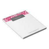  Floral Note Pad Notitieblok (Schuin)