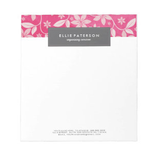  Floral Note Pad Notitieblok