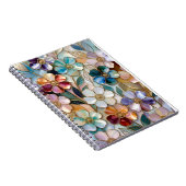 Floral Notebook Spiral Notes Journal Aesthetic (Côté Droit)