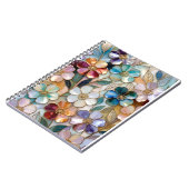 Floral Notebook Spiral Notes Journal Aesthetic (Côté gauche)