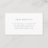Floral notebook | Virtual Assistant Visitekaartje (Achterkant)