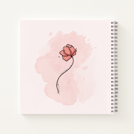 Floral Notitieboek (Achterkant)