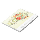 Floral notitieboek notitieblok (Gedraaid)