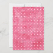 Floral Notre Petit Cerf Invitation fête d'annivers (Dos)