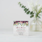 Floral Nous avons déménagé | Nouveau Faire-part d' (Debout devant)