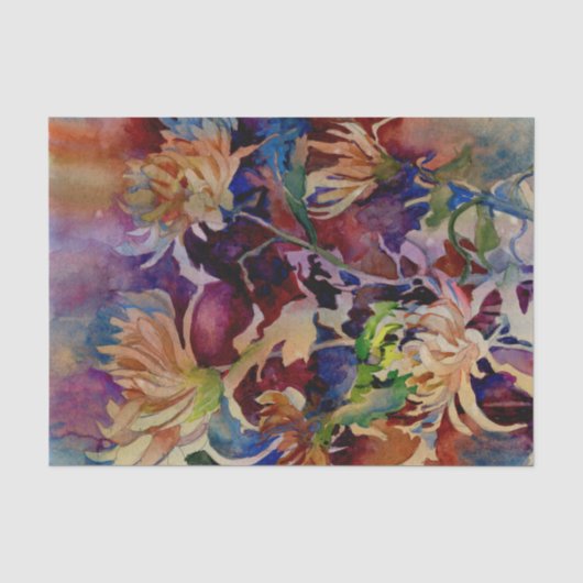 Floral nr. 7 tissuepapier (Voorkant)