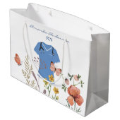 Floral Nurse Graduation Groot Cadeauzakje (Achterkant Gekanteld)