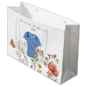 Floral Nurse Graduation Groot Cadeauzakje (Voorkant Gekanteld)
