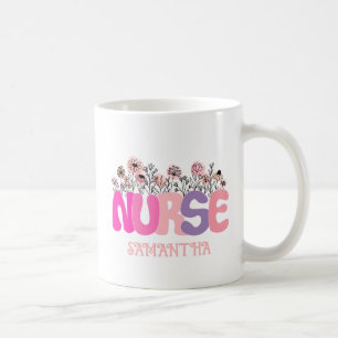 Floral Nurse Koffiemok