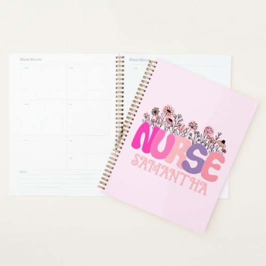 Floral Nurse Planner (Display)
