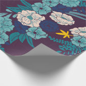 Floral oerwoud met slangen, naadloos, tropisch cadeaupapier (Hoek)