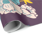 Floral oerwoud met slangen, naadloos, tropisch cadeaupapier (Rol Hoek)