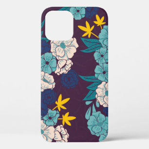 Floral oerwoud met slangen, naadloos, tropisch iPhone 12 hoesje
