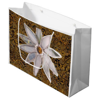 "Floral on Display" (Large) Gift Bag Groot Cadeauzakje