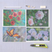 Floral ontkoppeling tissuepapier (Craft)