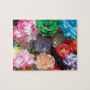 Floral ontworpen puzzel
