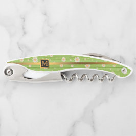 Floral op hout Popular Gift Kurkentrekker