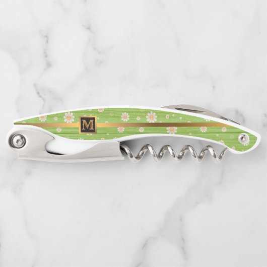 Floral op hout Popular Gift Kurkentrekker (Voorkant)